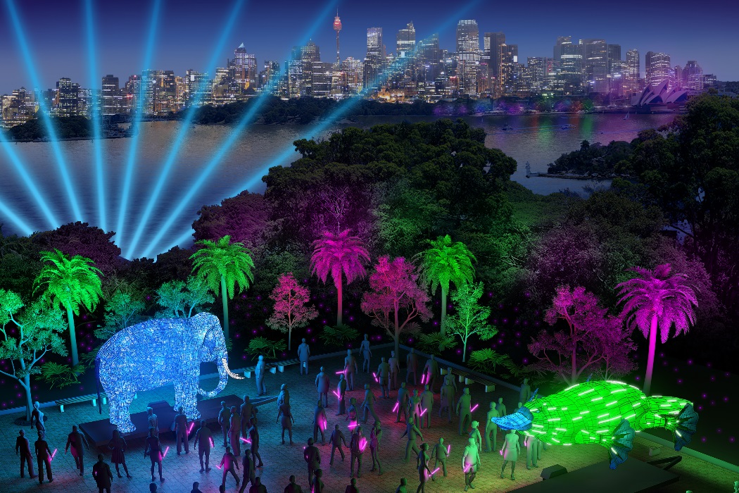 Image result for vivid sydney at taroonga zoo 2019