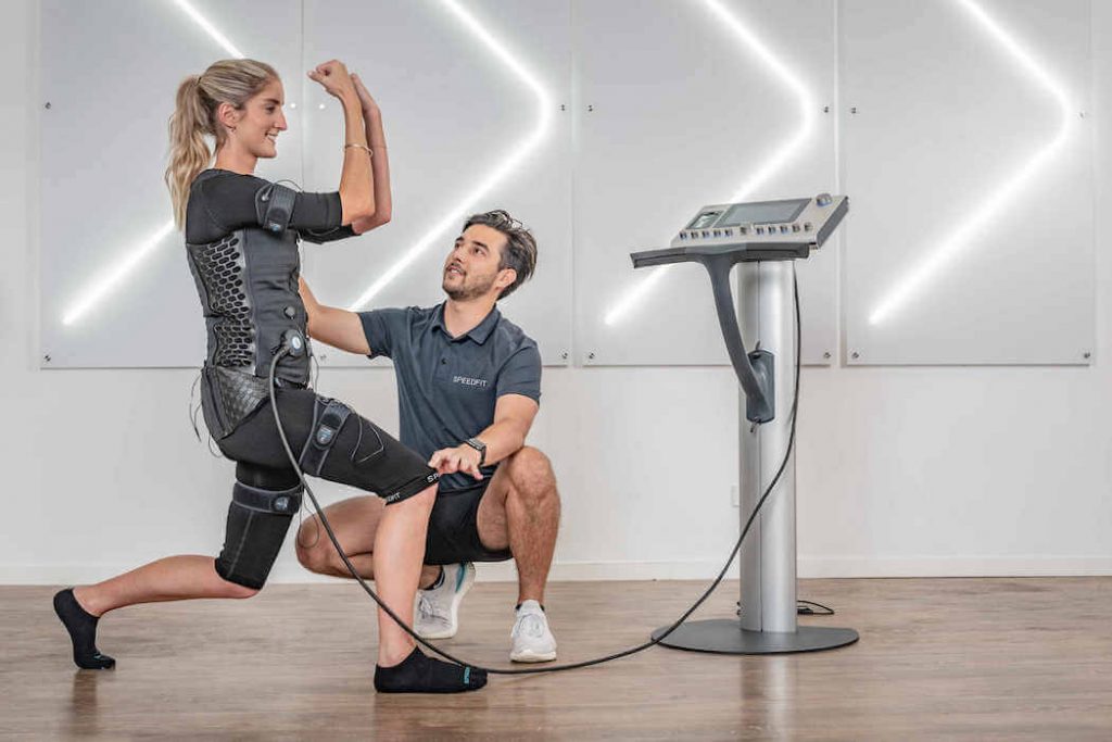 Electrical muscle stimulation studio provides low-impact workouts