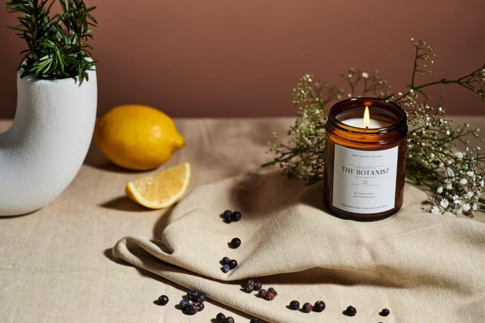The Botanist Gin x The Candle Library