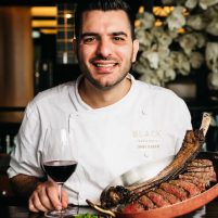 Black Bar and Grill | Five 8s Lucky Tomahawk Steak