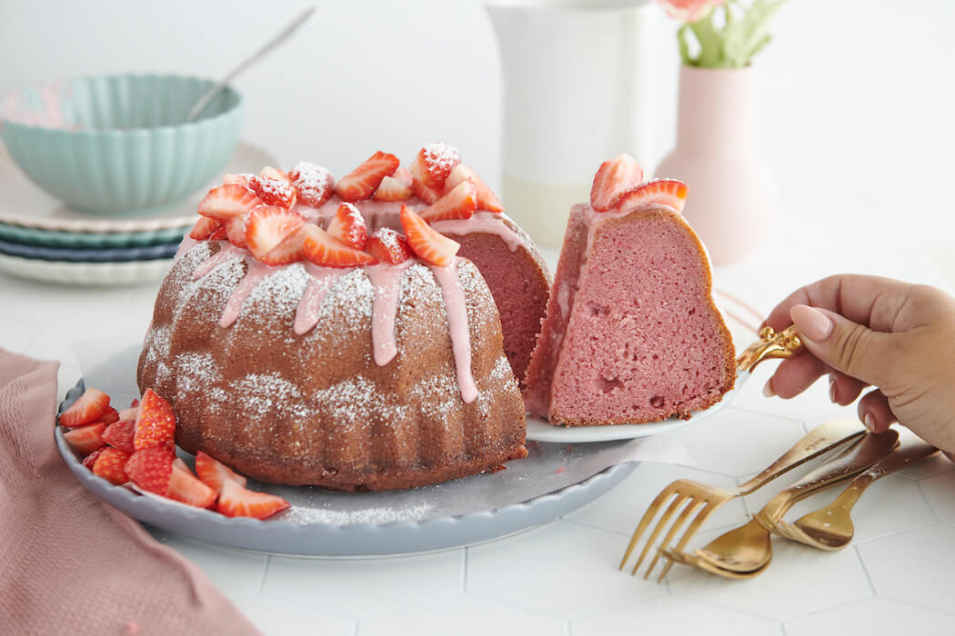 Wiltshire Strawberry Bundt Cake