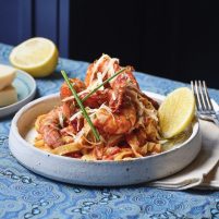 Lemon Myrtle Prawn Linguine