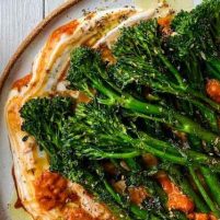 Romesco Sauce with Broccolini