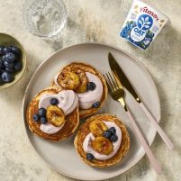 Spelt Pancakes | Vitasoy Oat Yogurt