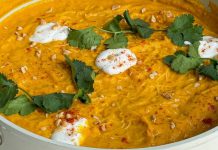 Curried carrot noodle soup to warm your soul. Curried Carrot Soup Recipe