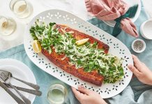 Summer recipe idea with Wiltshire: Baked Salmon & Fennel Herb Salad. Wiltshire | Baked Salmon Recipe
