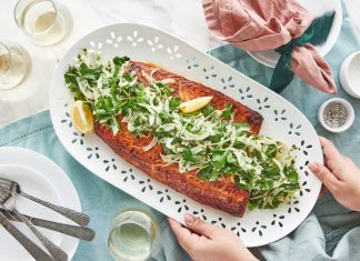 Summer recipe idea with Wiltshire: Baked Salmon & Fennel Herb Salad. Wiltshire | Baked Salmon Recipe