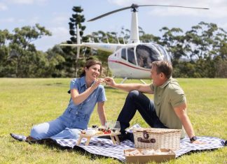 Oceanview Helicopters launches Picnic on a Peak celebrating Sunshine Coast local food and views Oceanview Helicopters