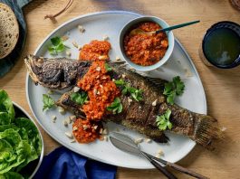Cooking with Humpty Doo Barramundi: A fresh take on romesco sauce Jason Roberts | Humpty Doo Barramundi recipes