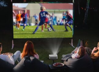 The Backyard Is About To Become Grand Final Central LASER Full HD Outdoor Cinema Bundle